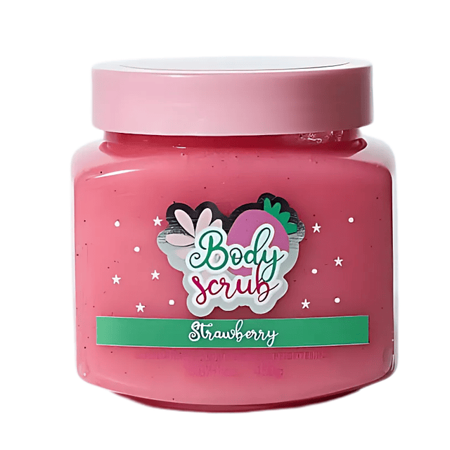 Body scrib strawberry